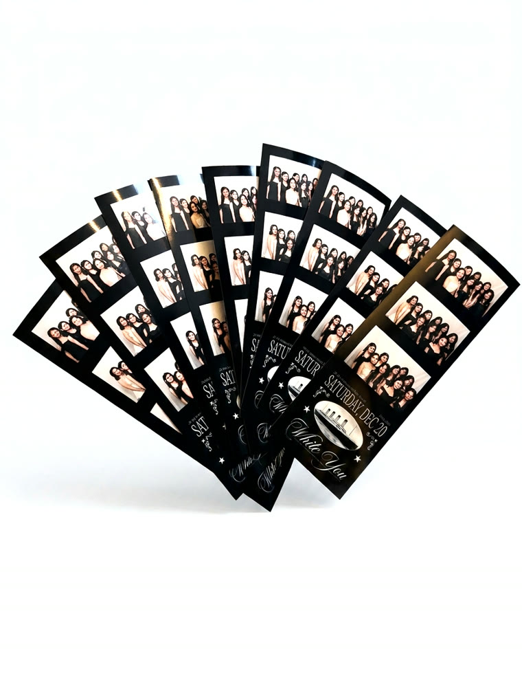 Vintage Photo Booth 黑金活动即印成品